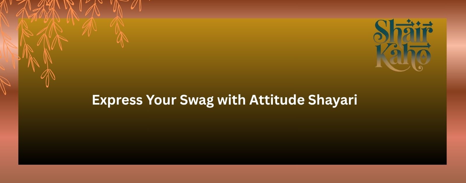 Attitude Shayari